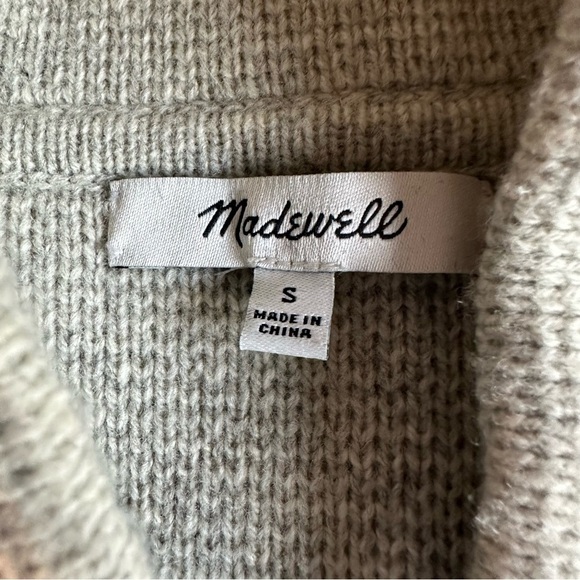 Madewell Sz Small Spencer‎ Sweater-Coat upfront Cardigan - Picture 3 of 9